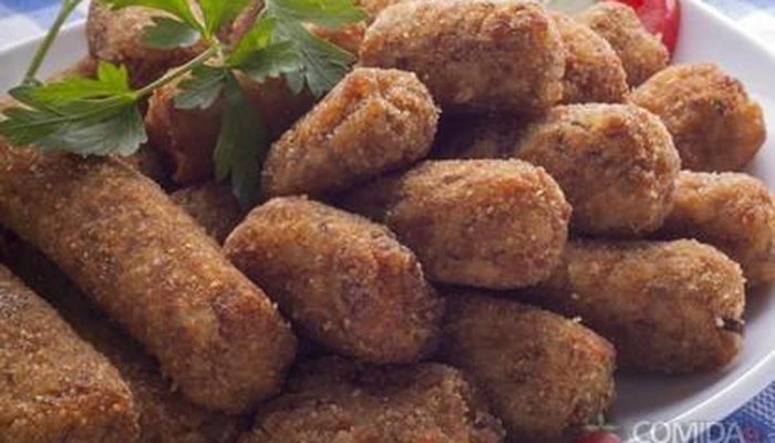 CROQUETE SIMPLES DE CARNE MOÍDA PARTIDA