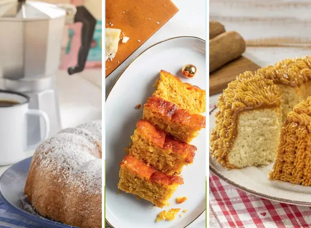 5 receitas diferentes de bolos para inovar no café da tarde!